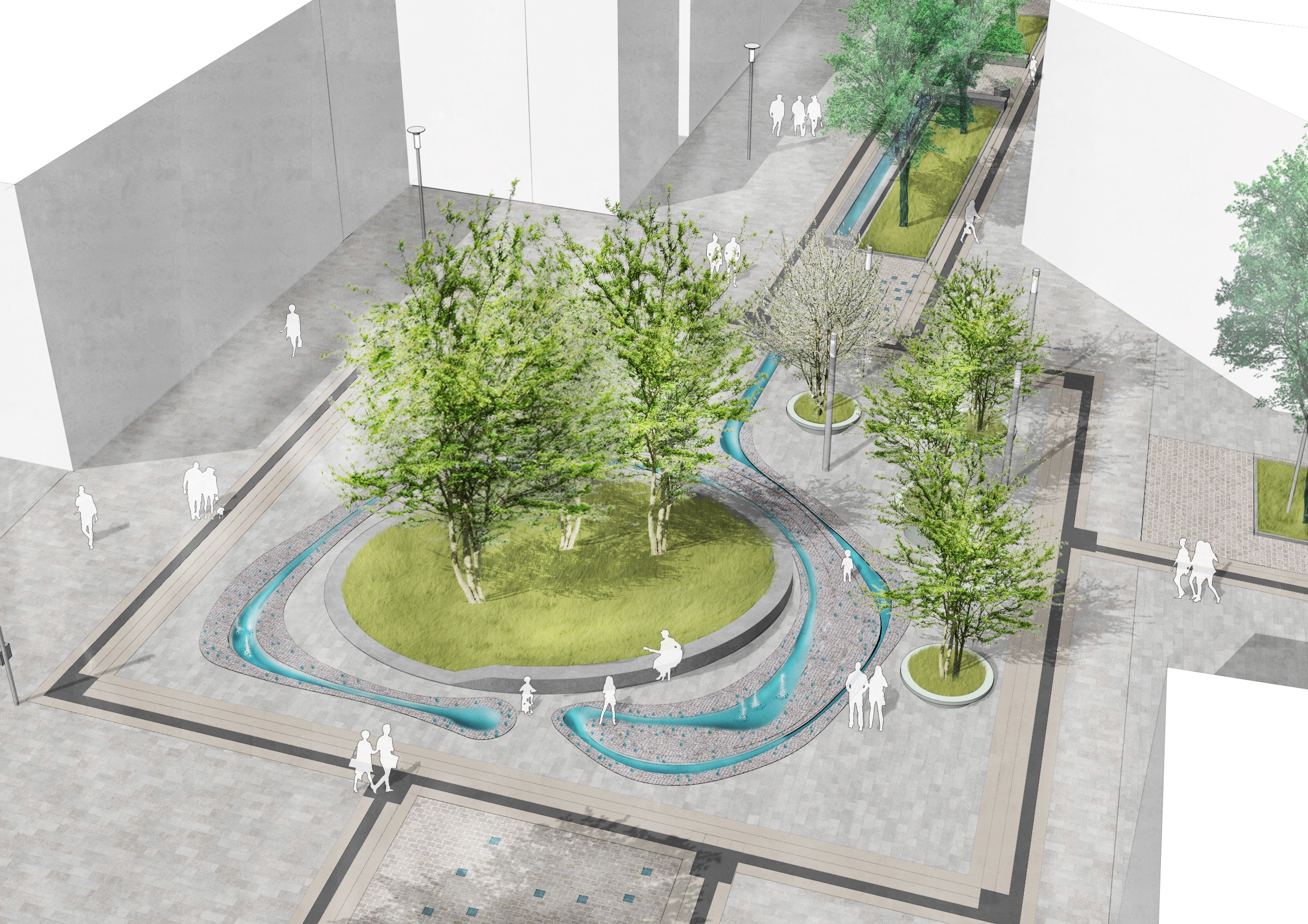 Raum für Neues: Platz am Center Point wird umgestaltet